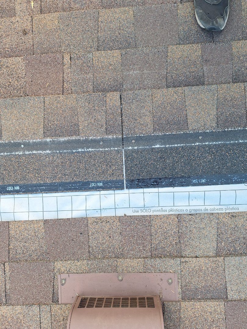 Forest Lake MN hail damage inspection photo