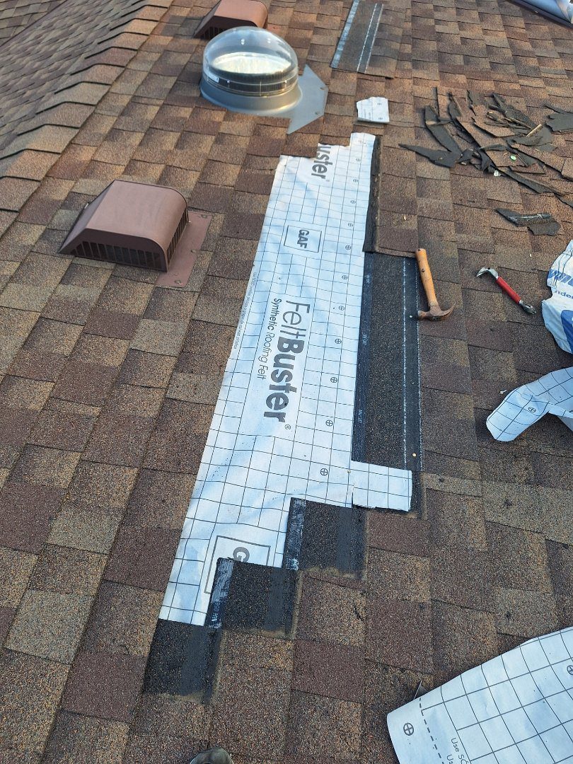 Forest Lake Roof Inspection June 20, 2026 roof inspection update for Forest Lake, MN homeowners comparing roofing companies after Twin Cities hail and wind damage. All Built Right Forest Lake MN roof underlayment inspection photo 3