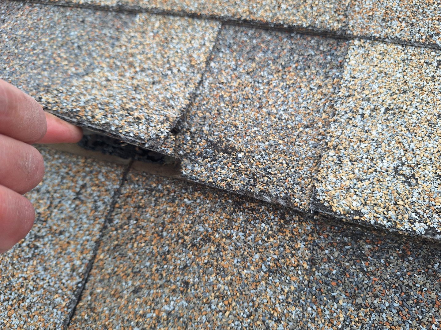 Wyoming MN hail damage inspection photo