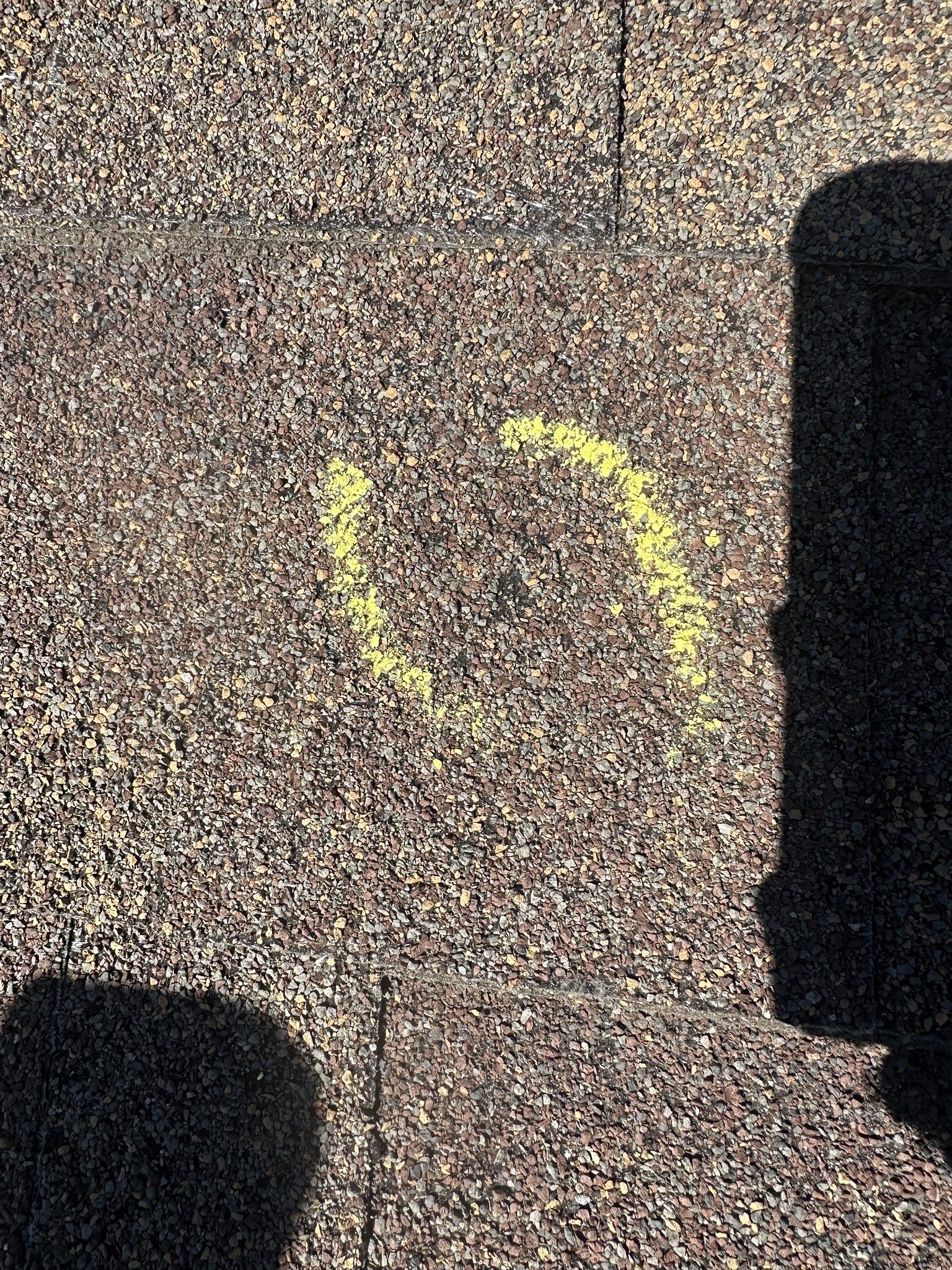 Wyoming Roof Inspection June 21, 2026 roof inspection update for Wyoming, MN homeowners comparing roofing companies after Twin Cities hail and wind damage. All Built Right Wyoming MN marked hail damage roof inspection photo 3
